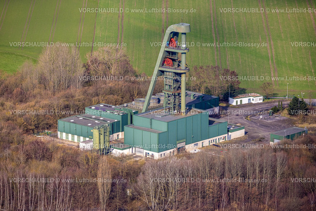 Hamm230214771 | Luftbild, Schacht Lerche mit Förderturm, geplanter Rückbau, Stadtbezirk Pelkum, Hamm, Ruhrgebiet, Nordrhein-Westfalen, Deutschland