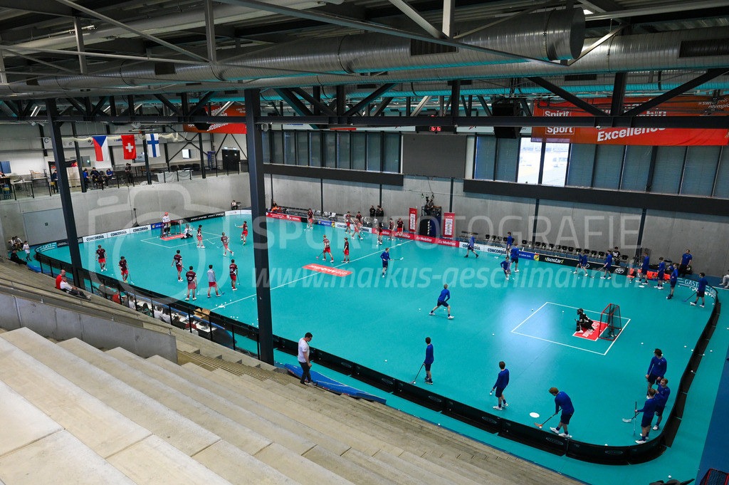 Switzerland B U19 vs Finland U19 - 2. February 2024 | Switzerland B U19 vs Finland U19
U19 Men International Matches in Switzerland
GoEasy Arena, Siggenthal Station
The teams are preparing for the game.
Credit: Markus Aeschimann | <a href="https://www.markus-aeschimann.ch">Sportfotografie Markus Aeschimann</a> | <a href="https://www.instagram.com/sportfotografie.aeschimann">@sportfotografie.aeschimann</a> - Realisiert mit Pictrs.com