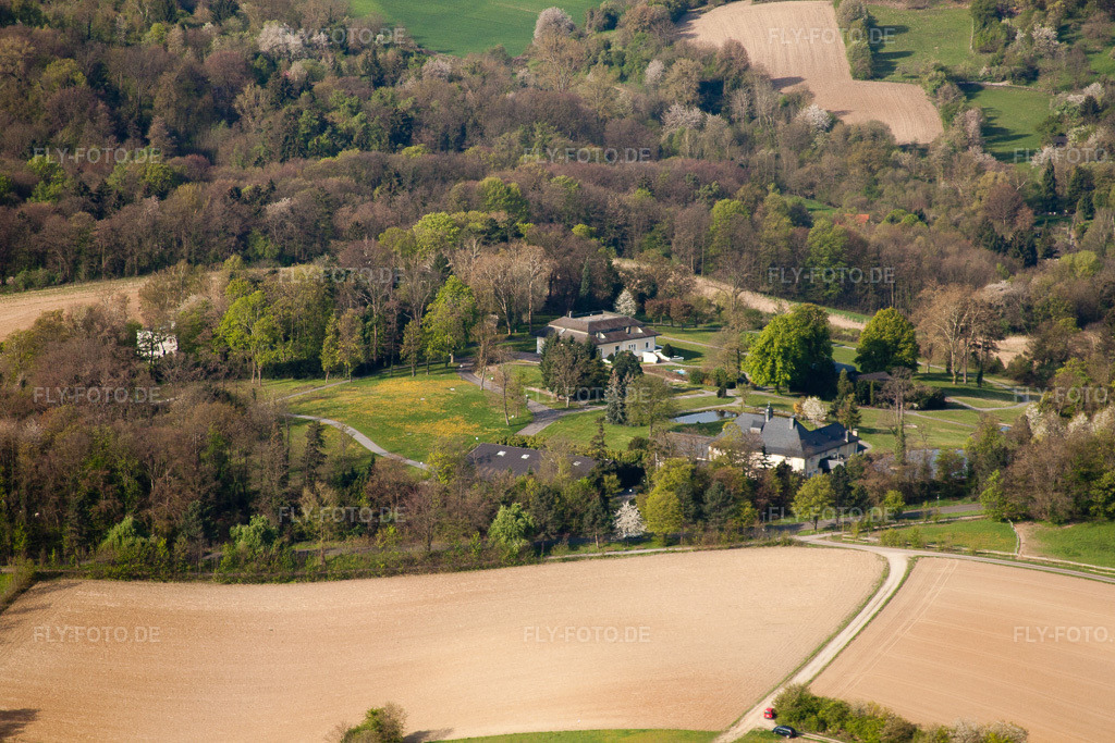 Luftbild: Durlach, ehemalige Schmieder-Villa im Ortsteil Durlach in Karlsruhe im Bundesland Baden-Württemberg in Deutschland. Foto: IMG_25943.jpg vom 23.04.2010 durch Werner Riehm/FLY-FOTO.de