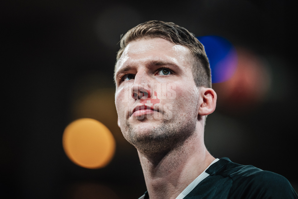 Basketball | Männer | Saison 2023/2024 | easyCredit Basketball Bundesliga | 31. Spieltag | Veolia Towers Hamburg vs. HAKRO Merlins Crailsheim | 30.04.2024 | Lukas Meisner (#7, Hamburg Towers)