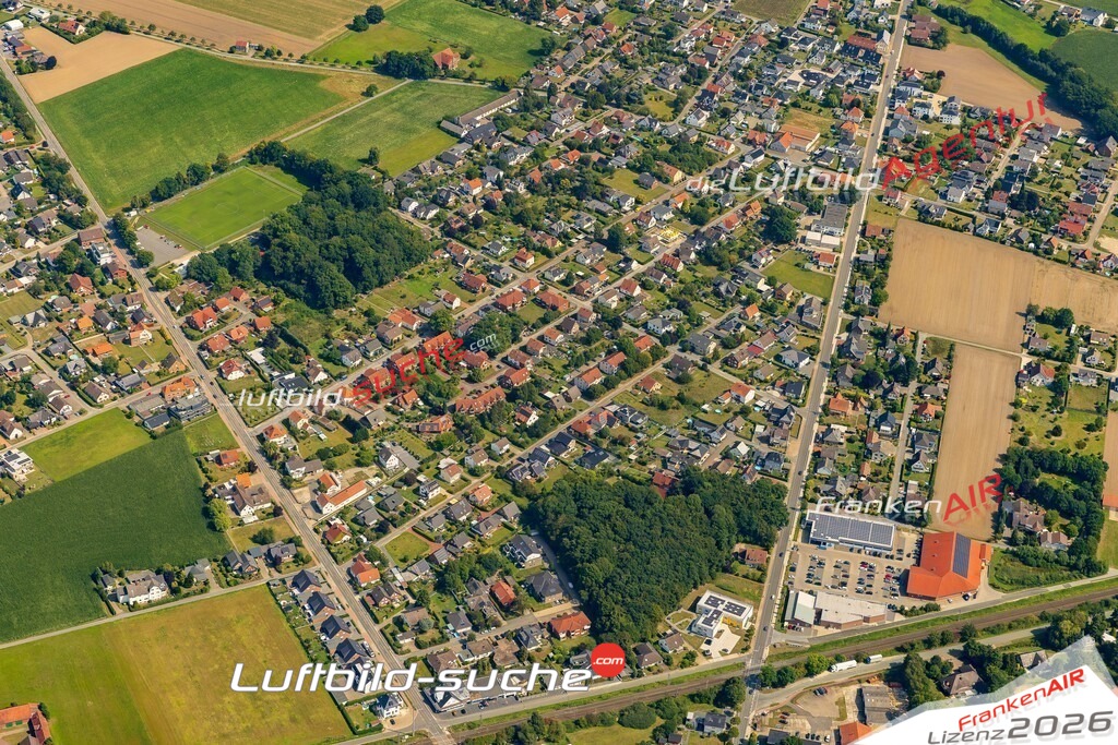 Luftbild Vs Google Maps  Bruchmühlen  Rödinghausen -Das Luftbild wurde 2025 vom UL-Flugzeug heraus erstellt ( keine Drohnenluftbilder ) - Hochauflösende Luftaufnahme -Nicht vergleichbar mit Google Maps oder Satelittenbilder- Die Geschenkidee !Mit Lizenz und Bildrechte bestellbar