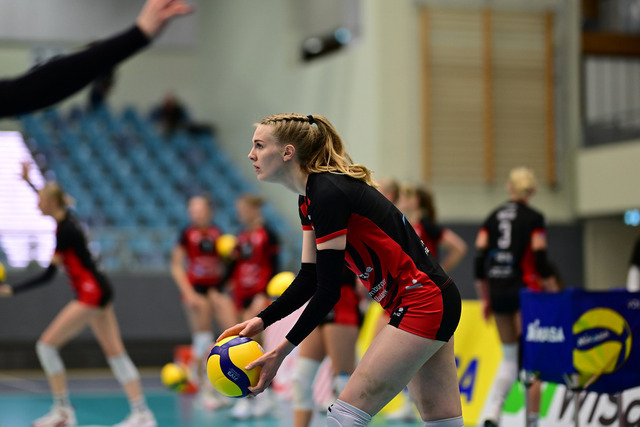 Volleyball I Frauen I Saison 2025-2026 I Bundesliga I 5. Spieltag I ETV Hamburger Volksbank Volleys - Dresdner SC I 06595 | Der Sportfotograf. - Realisiert mit Pictrs.com