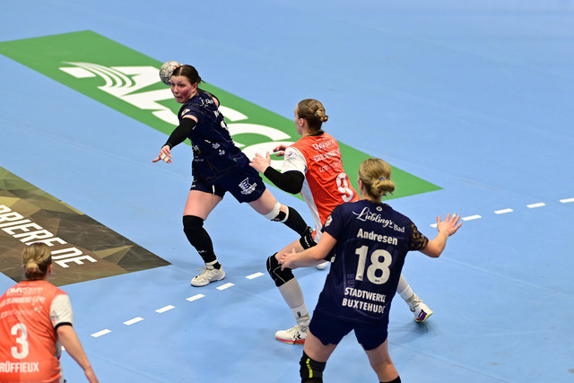 Handball I Frauen I Saison 2025-2026 I 1. HBF I 12. Spieltag I Buxtehuder SV - HSG Blomberg-Lippe I 01541 | Der Sportfotograf. - Realisiert mit Pictrs.com