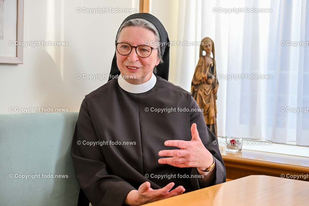 Schwester Barbara Lehner_ oberste Managerin des Ordensklinikum Elisabethinen Linz-Wien_ 04.03.2024-15 | 04.03.2024, Ordensklinikum Elisabethinen Linz, AUT, Schwester Barbara Lehner, im Bild Schwester Barbara Lehner (oberste Managerin des Ordensklinikum Elisabethinen Linz-Wien)