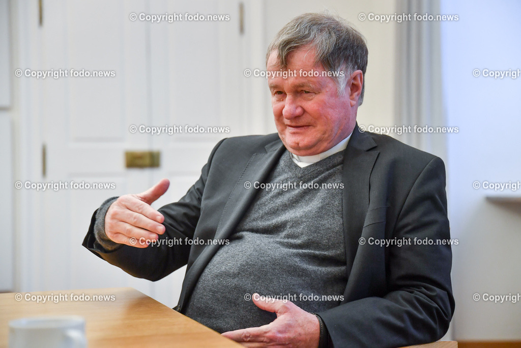 Manfred Scheuer (Bischof der Dioezese Linz)_ 20.12.2022-25 | 20.12.2022, Bischofshof Linz, AUT, Manfred Scheuer (Bischof der Dioezese Linz), im Bild Manfred Scheuer (14. Bischof der Dioezese Linz, Dioezesanbischof der Katholischen Kirche in Oberoesterreich)