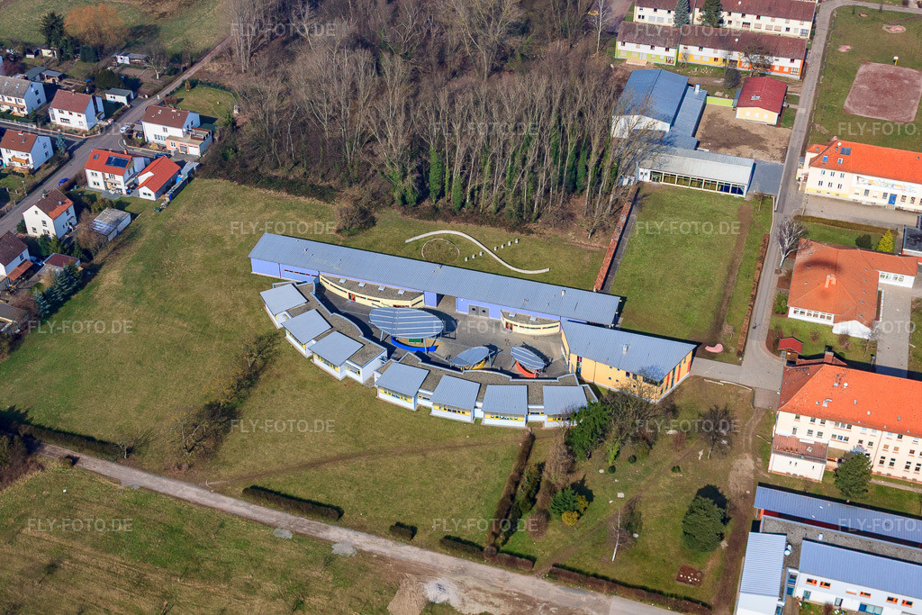 Luftbild: Kleine Bühne Landau e.V. in Landau in der Pfalz im Bundesland Rheinland-Pfalz in Deutschland. Foto: IMG_37680.jpg vom 05.03.2011 durch Werner Riehm/FLY-FOTO.deKLEINEBUEHNELANDAU.DE