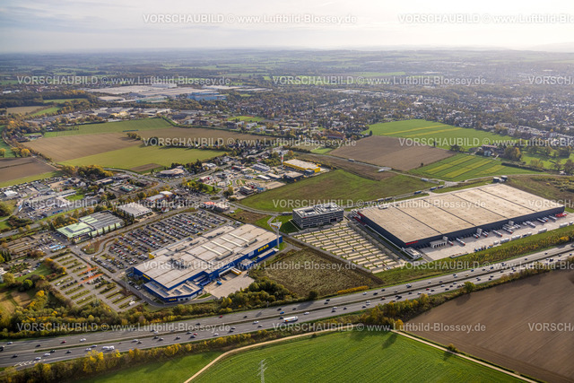 Kamen221012620 | Luftbild, Ikea Einrichtungszentrum, Parkplätze, Euro retail logistics GmbH, Woolworth,  Gewerbegebiet Unna/Kamen, Südkamen, Kamen, Ruhrgebiet, Nordrhein-Westfalen, Deutschland