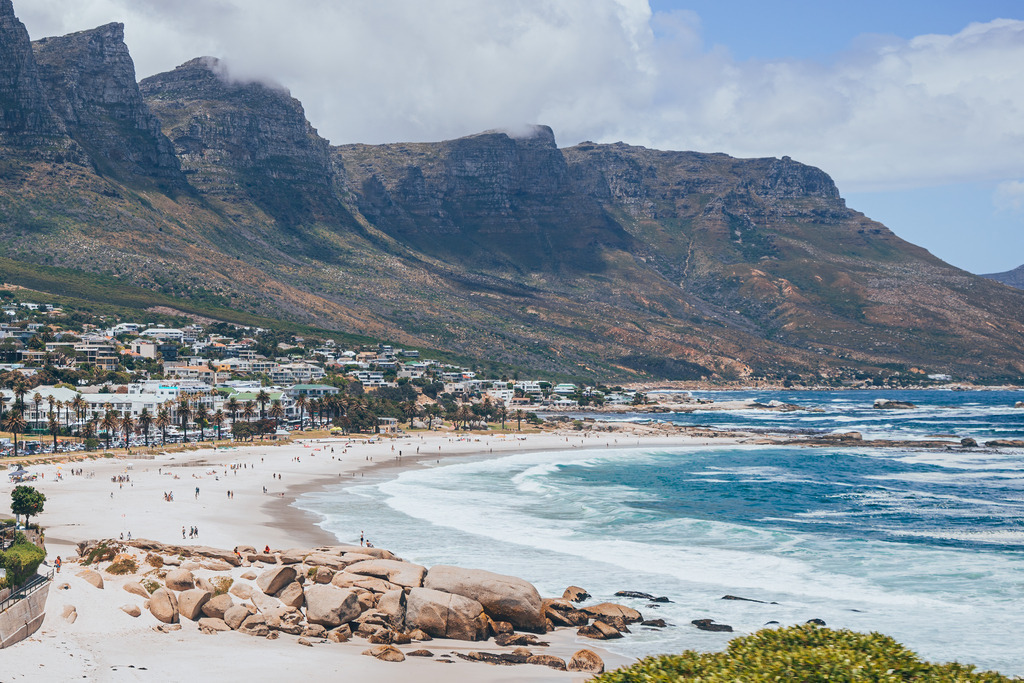 Camps Bay Strand bei Kapstadt | Camps Bay Strand bei Kapstadt - Realisiert mit Pictrs.com