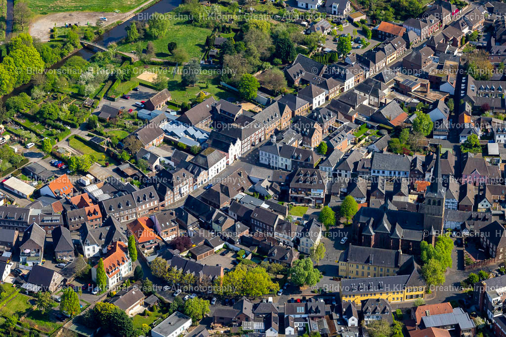 Luftbilder Wachtendonk-0943 | Luftbildfotografie Altstadtbereich und Innenstadtzentrum in Wachtendonk im Bundesland Nordrhein-Westfalen, Deutschland - Realisiert mit Pictrs.com