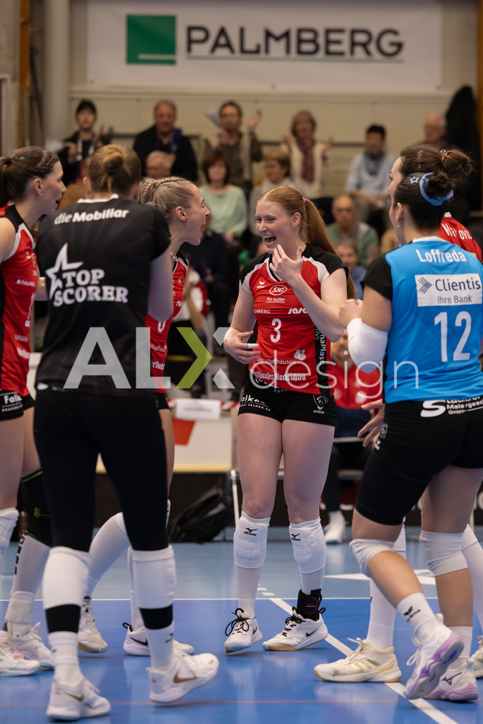 Volleyball I Frauen I Saison 2025-2026 I Volleyball NLA | Women I Round 16 I VC Kanti Schaffhausen - Viteos NUC I 31.01.2026 | 9 Jordan Lockwood (USA) (VC Kanti Schaffhausen) – Diagonal - Realisiert mit Pictrs.com