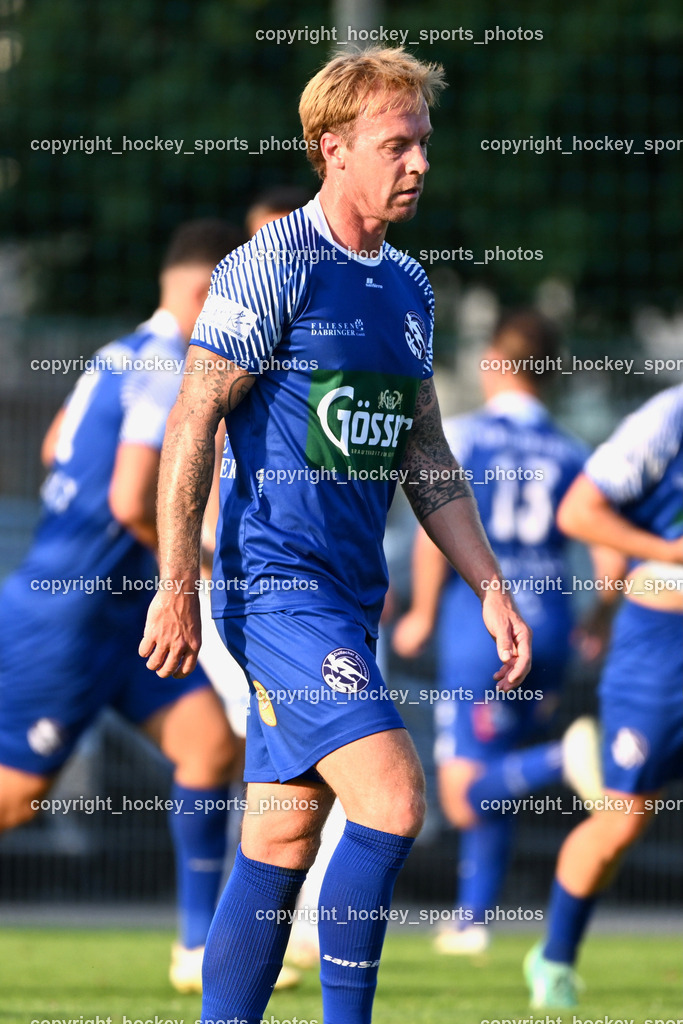 SAK vs. SV Dellach Gail | #14 Michael Sternig SV Dellach Gail, SAK vs. SV Dellach Gail, SAK vs. SV Dellach Gail am 14.08.2025 in Klagenfurt (Sportpark Welzenegg), Austria, (Photo by Bernd Stefan)