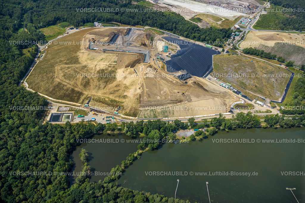 Schermbeck220703883 | Luftbild, Mühlenberg Gelände der Nottenkämper GmbH, Sonderabfalldeponie Hünxe-Schermback, Gahlen, Schermbeck, Ruhrgebiet, Nordrhein-Westfalen, Deutschland