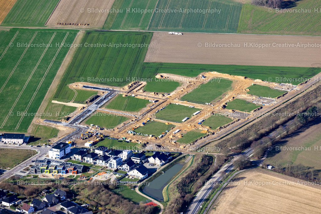 Luftbilder Erkelenz-9773 | Luftbildfotografie Baustelle zum Neubau einer Mehrfamilienhaus- Wohnanlage an der Viersener Allee, Kamp-Lintforter-Straße in Erkelenz im Bundesland Nordrhein-Westfalen, Deutschland. - Realisiert mit Pictrs.com