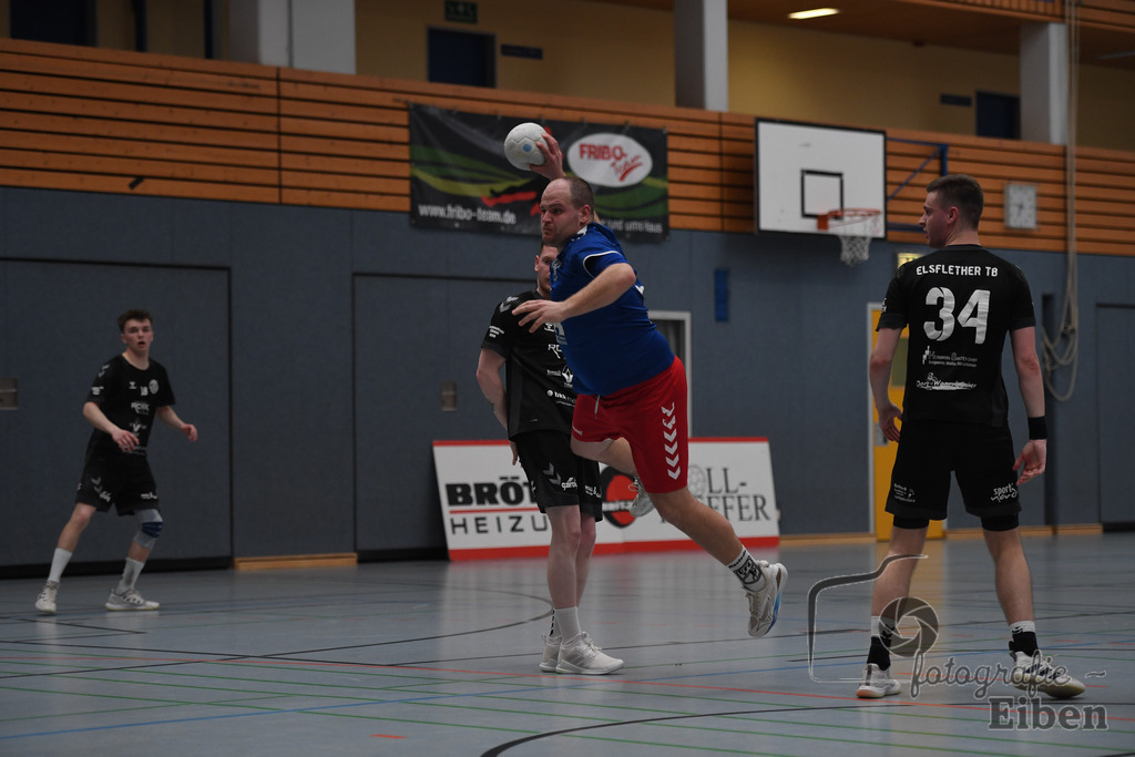 VFL Rastede-Elsflether TB 2 | VFL Rastede (blau)-Elsflether TB 2 (schwarz) am 06.04.2024 in Rastede (Sporthalle Feldbreite), Deutschland, Photo: Philip Eiben 2024 - Realisiert mit Pictrs.com