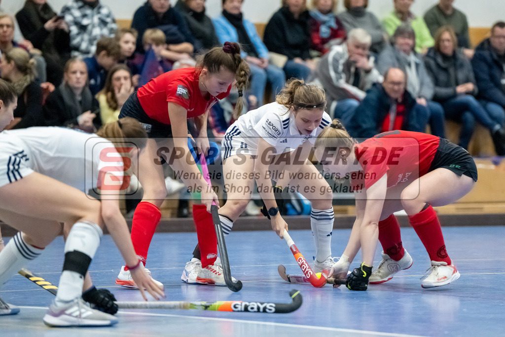 HK_20250111_101426 | 1. Bundesliga Halle Damen Düsseldorfer Hc - Club Raffelberg am 11.1.2025 Halle DHC, Düsseldorf ,
