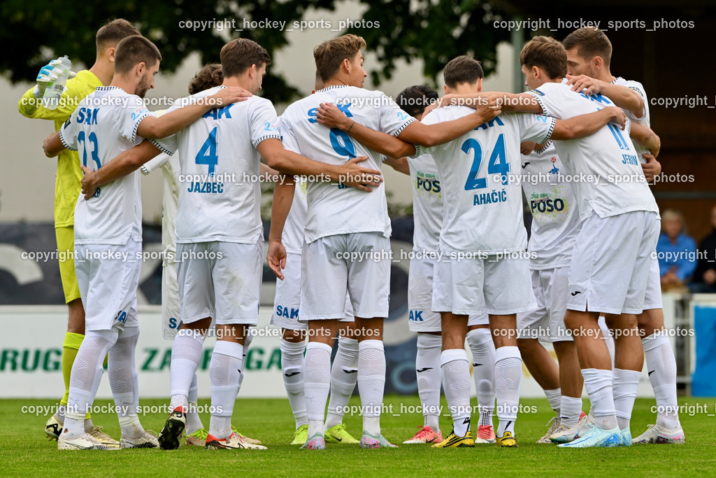 SAK vs. ATUS Ferlach | SAK Mannschaft, SAK vs. ATUS Ferlach, SAK vs. ATUS Ferlach am 01.08.2025 in Klagenfurt (Sportpark Welzenegg), Austria, (Photo by Bernd Stefan)