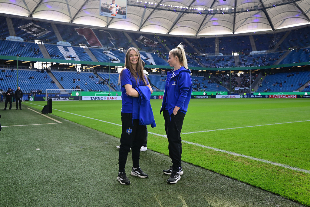 Fußball I Frauen I Saison 2024-2025 I DFB-Pokal I Halbfinale I Hamburger SV - SV Werder Bremen | Der Sportfotograf. - Realisiert mit Pictrs.com