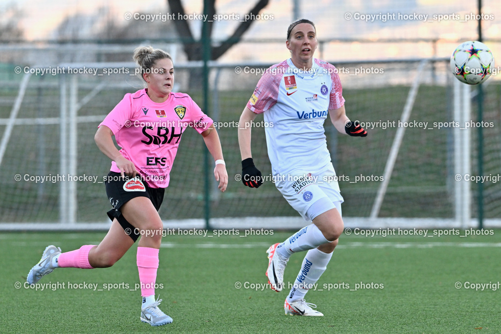 Liwodruck Carinthians Hornets vs. FK Austria Wien Frauen 19.11.2023 | #17 Vanessa Kraker, #8 Katharina Schiechtl