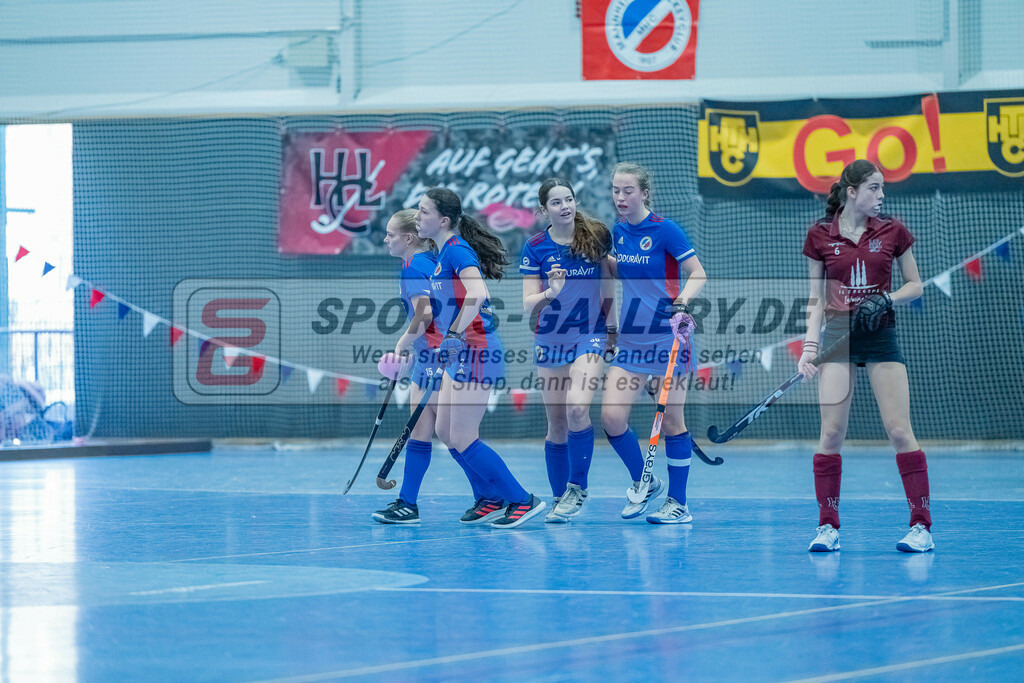 HK_20240303_109022 | Spiel um Platz 7 Deutsche Meisterschaft WU16 am 3.3.2024 Halle DHC, Düsseldorf ,