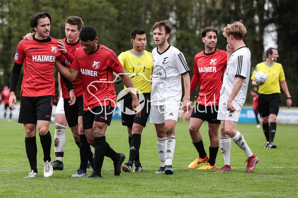 TSV Dinkelscherben - TSV Aindling | Rudelbildung zur Halbzeit