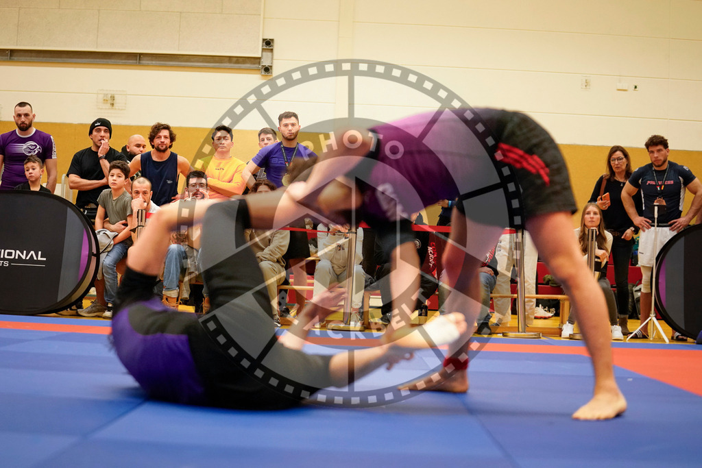 20240203PBB10025 | Fighters compete during the Brazilian Jiu-Jitsu Championship of the AJP Tour in Maintal by Frankfurt am Main, Germany, on February 2, 2024.