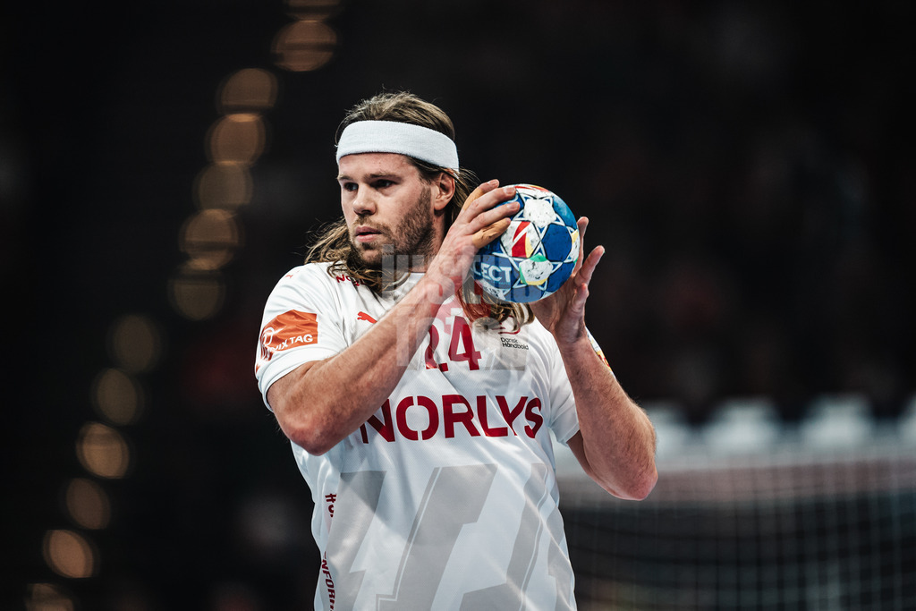 Handball | Herren | EHF EURO 2024 | European Championshop Men 2024 Final Tournament | Slowenien vs. Dänemark | 23.01.2024 | Mikkel Hansen (#24, Dänemark, DEN)