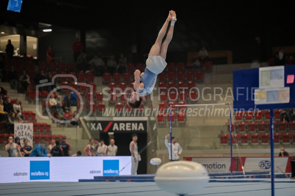 Schweizer Meisterschaften Kunstturnen Mannschaften Männer (B) - 22. November 2025 | Schweizer Meisterschaften Kunstturnen Mannschaften Männer (B)AXA Arena, WinterthurBild: Sportfotografie Markus Aeschimann | www.markus-aeschimann.ch - Realisiert mit Pictrs.com