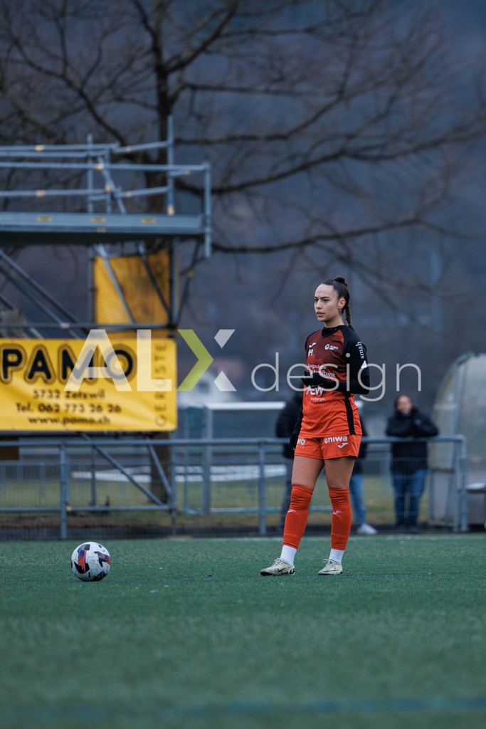 Fußball I Frauen I Saison 2025-2026 I Freundschaftsspiel I FC Aarau Frauen - SC Freiburg U20 I 24.01.2026 | 28 Rita Do Sul Almeida (FC Aarau) – Angriff - Realisiert mit Pictrs.com