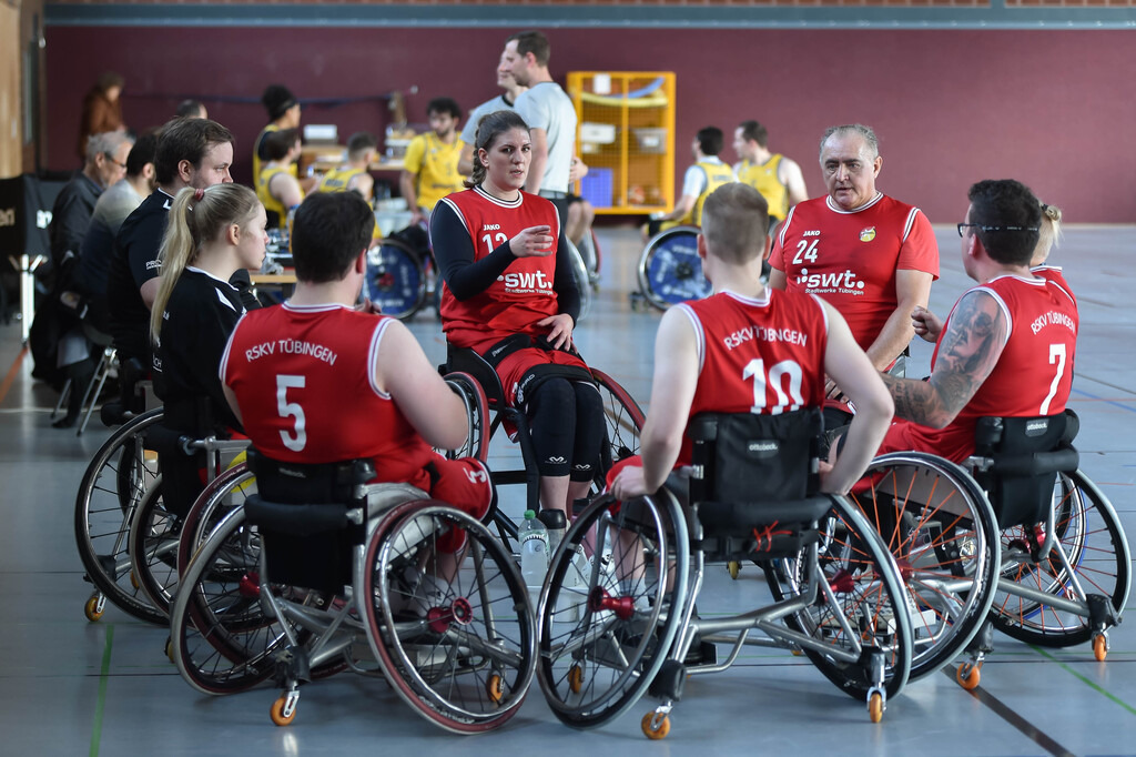 2024-11-23-0598 | RSKV Tuebingen vs. Alba Berlin, Rollstuhlbasketball, 2. Bundesliga Sued, 5. Spieltag, Saison 2024/2025, 23.11.2024, Foto: Ralph Kunze - Realisiert mit Pictrs.com