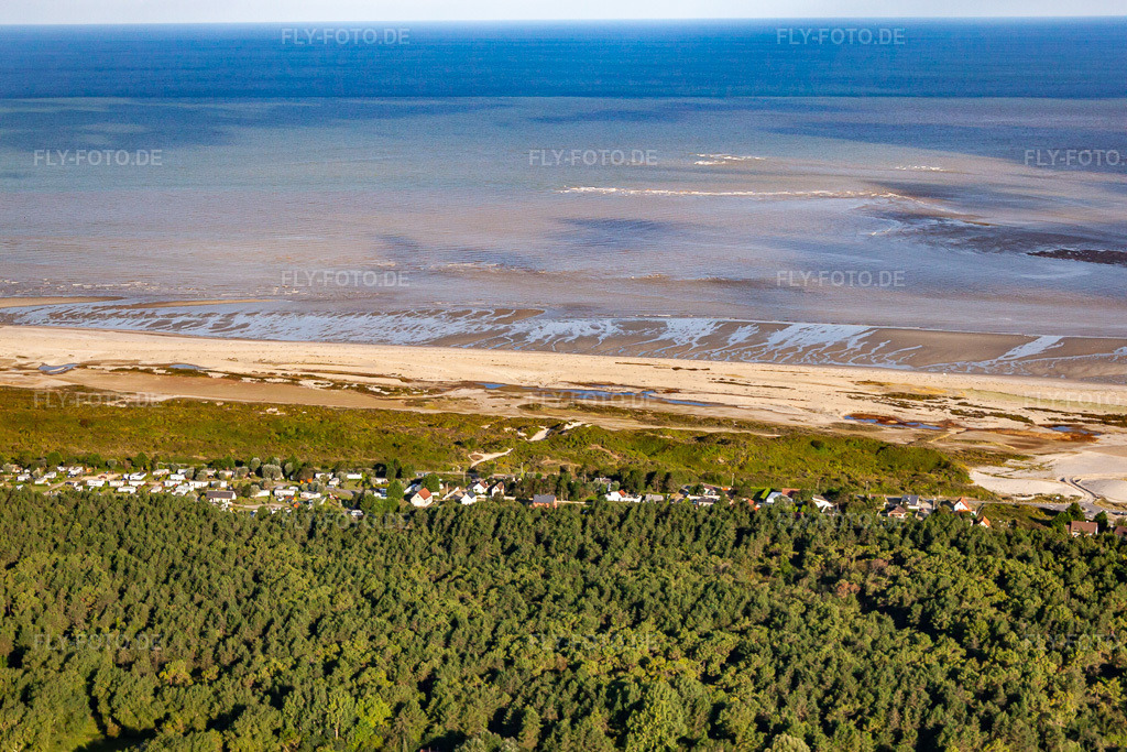 Luftbild: Ortsansicht in Cayeux-sur-Mer im Bundesland Somme in Frankreich. – Foto: IMG_70956.jpg vom 24.08.2014 durch Werner Riehm/FLY-FOTO.de – Auflösung des Originals: 4752 x 3168 px