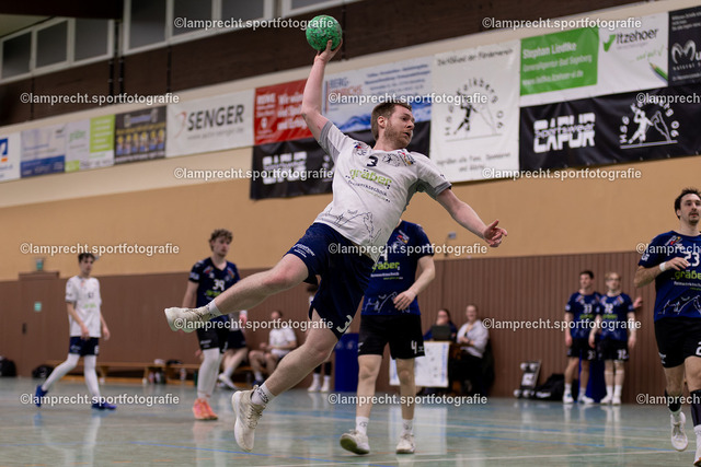 Handball I Herren I Saison 2025-2026 I SHSE Manfred-Frank-Pokal I Viertelfinale I HSG Kalkberg 06 II - HSG Kalkberg 06 157 | Tim Ladiges (3, HSG Kalkberg 06 II) - Realisiert mit Pictrs.com