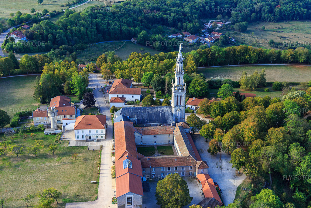 Luftbild: Basilique de Sion in Saxon-Sion im Bundesland Meurthe-et-Moselle in Frankreich. – Foto: IMG_118501.jpg vom 16.09.2019 durch Werner Riehm/FLY-FOTO.de – Auflösung des Originals: 5472 x 3648 px