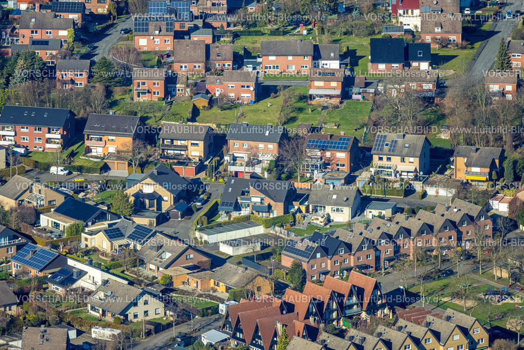 Werne230204730 | Luftbild, Wohnsiedlung Barlachstraße, Werne, Ruhrgebiet, Nordrhein-Westfalen, Deutschland