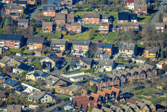 Werne230204730 | Luftbild, Wohnsiedlung Barlachstraße, Werne, Ruhrgebiet, Nordrhein-Westfalen, Deutschland