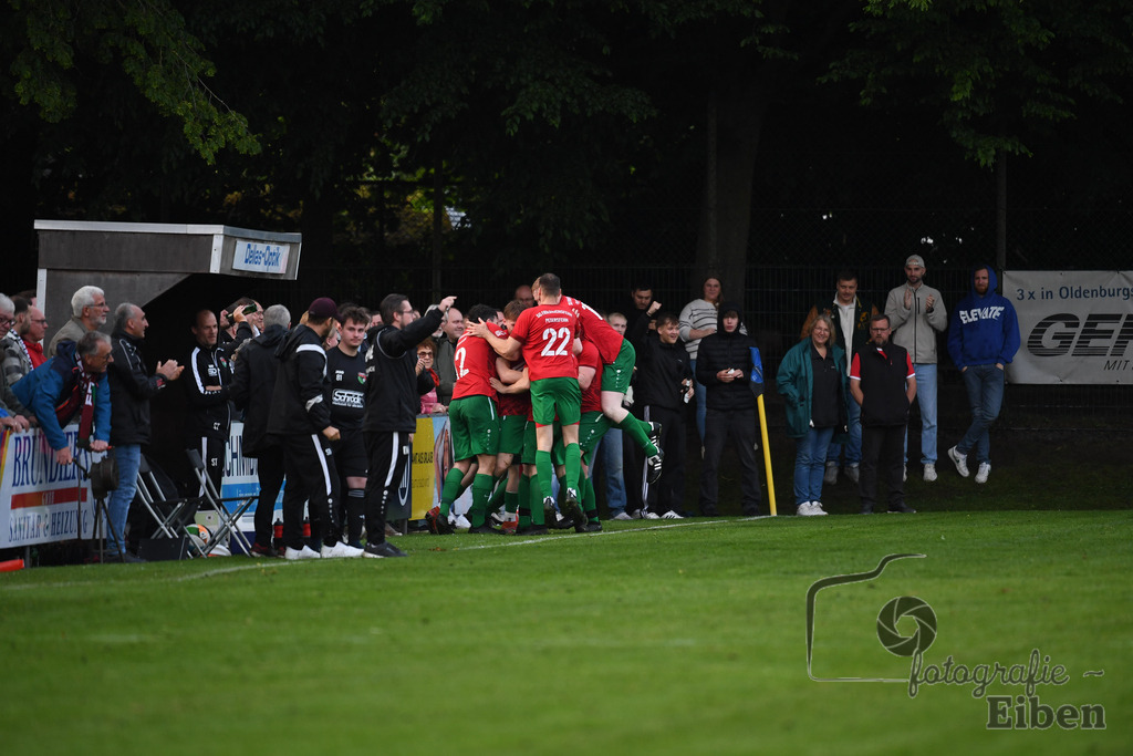 BV Bockhorn-SG FriPe | Relegation zur Kreisliga; BV Bockhorn (blau)-SG FriPe (rot) am 05.06.2025 in Oldenburg/Ofenerdiek (Lagerstraße), Photo: Philip Eiben 2025 - Realisiert mit Pictrs.com