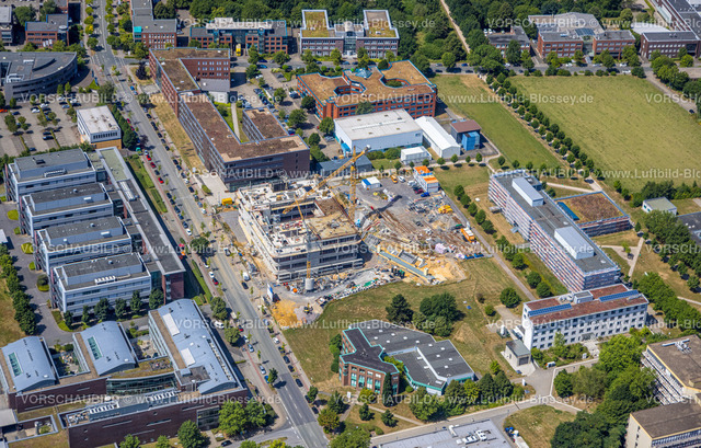Dortmund220705723 | Luftbild, Technische Universität Dortmund mit Baustelle für das For­schungs­zen­trum CALEDO, Campus Nord, Eichlinghofen, Dortmund, Ruhrgebiet, Nordrhein-Westfalen, Deutschland