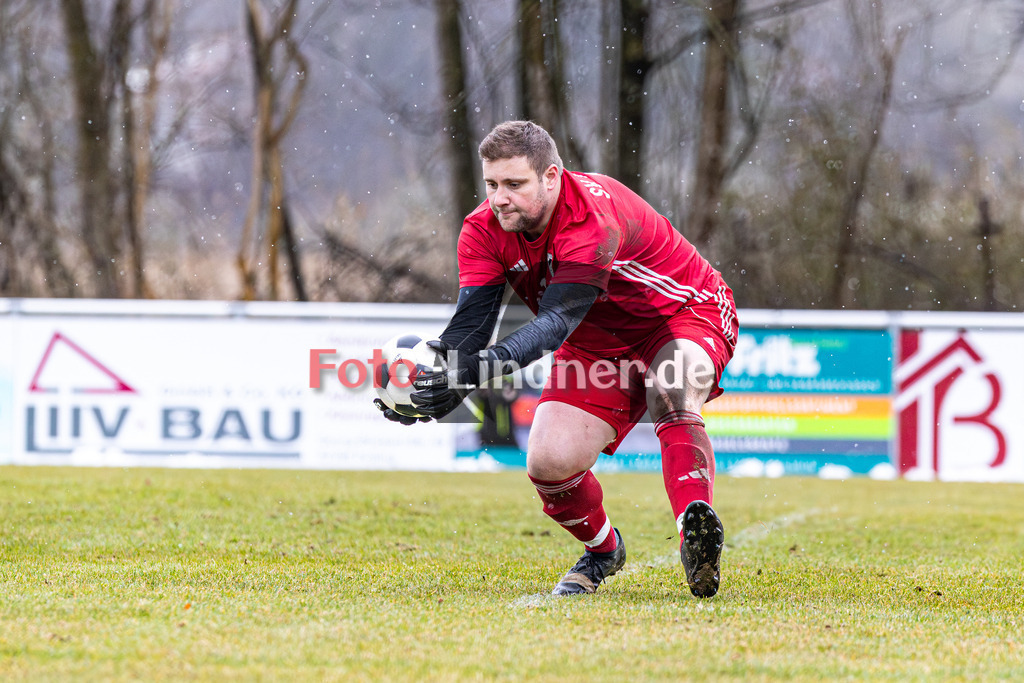 SV Polling gegen VfL Denklingen | Fußball Herren Bezirksliga Oberbayern Süd 2025/26 23. Spieltag, SV Polling gegen VfL Denklingen, 20260329,Mathias SCHUSTER (SV Polling Torwart 1) in Aktion,2026-03-29 in Polling (Sportplatz Polling), Mathias SCHUSTER (SV Polling Torwart 1)Copyright: WolfgangxLindner www.foto-lindner.de