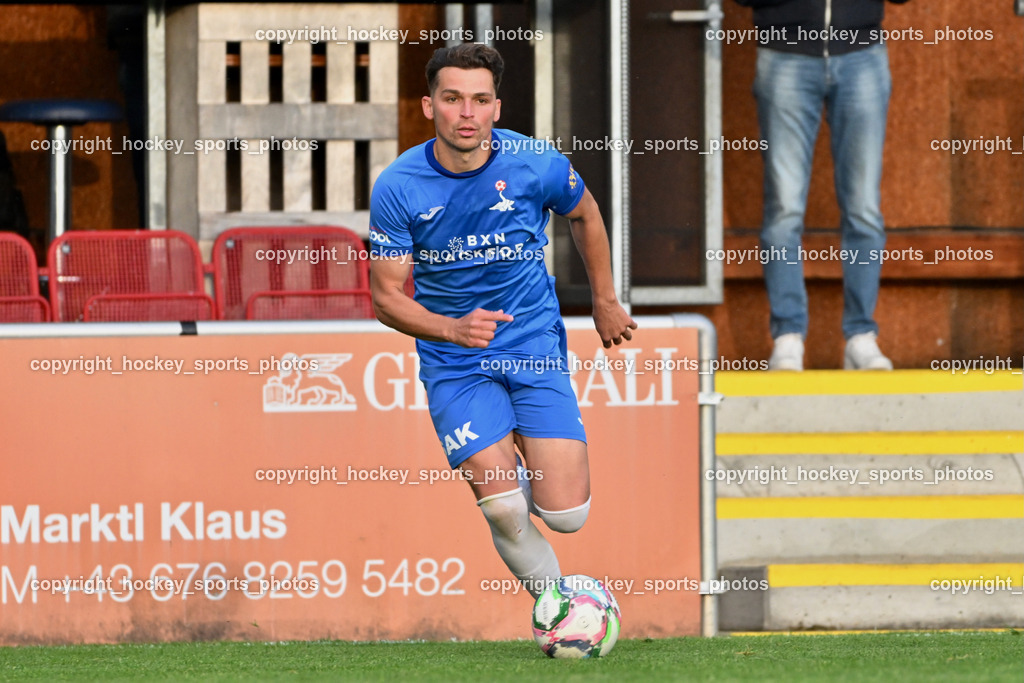 SAK vs. SV Spittal Drau 1921 | #24 Luka Gajic SAK, SAK vs. SV Spittal Drau 1921, SAK vs. SV Spittal Drau 1921 am 23.05.2025 in Klagenfurt (Sportpark Welzenegg), Austria, (Photo by Bernd Stefan)