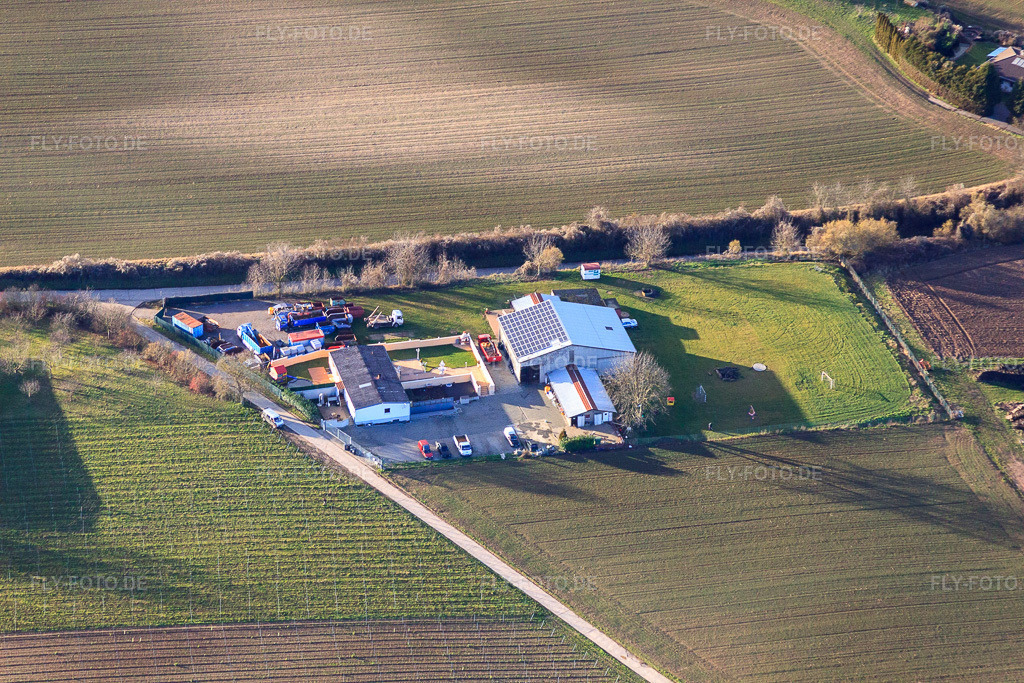 Luftbild: Steel-Men im Ortsteil Ingenheim in Billigheim-Ingenheim im Bundesland Rheinland-Pfalz in Deutschland. Foto: IMG_61870.jpg vom 28.01.2014 durch Werner Riehm/FLY-FOTO.deAuflösung des Originals: 4752 x 3168 pxSteel-Men GmbH