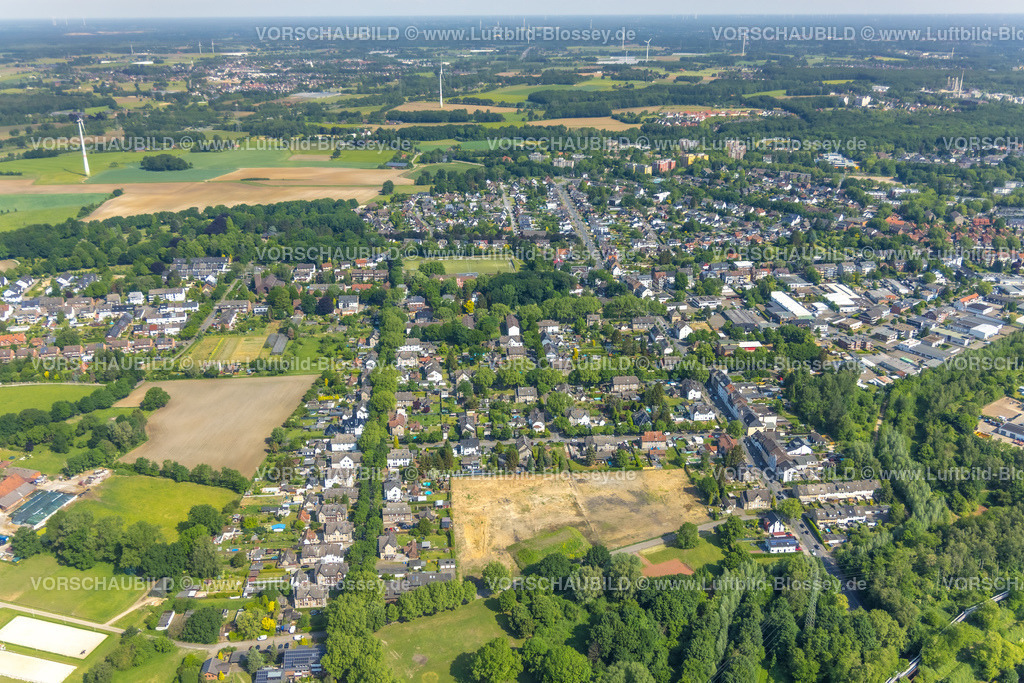 Gladbeck220501550 | Luftbild, Brachfläche Johowstraße für geplantes Neubaugebiet, Rentfort, Gladbeck, Ruhrgebiet, Nordrhein-Westfalen, Deutschland