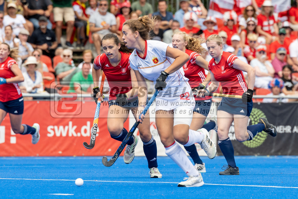 SFE_20230716_0021-2 | EuroHockey EM U18 Girls 3th 4th England vs Spain am 16.07.2023 in Krefeld (Gerd-Wellen-Hockeyanlage), Photo: Stephan Fehrmann 2023 (Sports-Gallery)