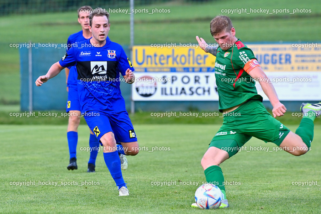 FC Gmünd vs. Union Matrei 19.8.2023 | #19 Luca Jakob Blassnig, #8 Domenik Steiner