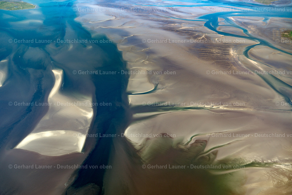 3801658 | Wattstrukturen westl. von Pellworm, Nationalpark Schleswig-Holsteinisches Wattenmeer