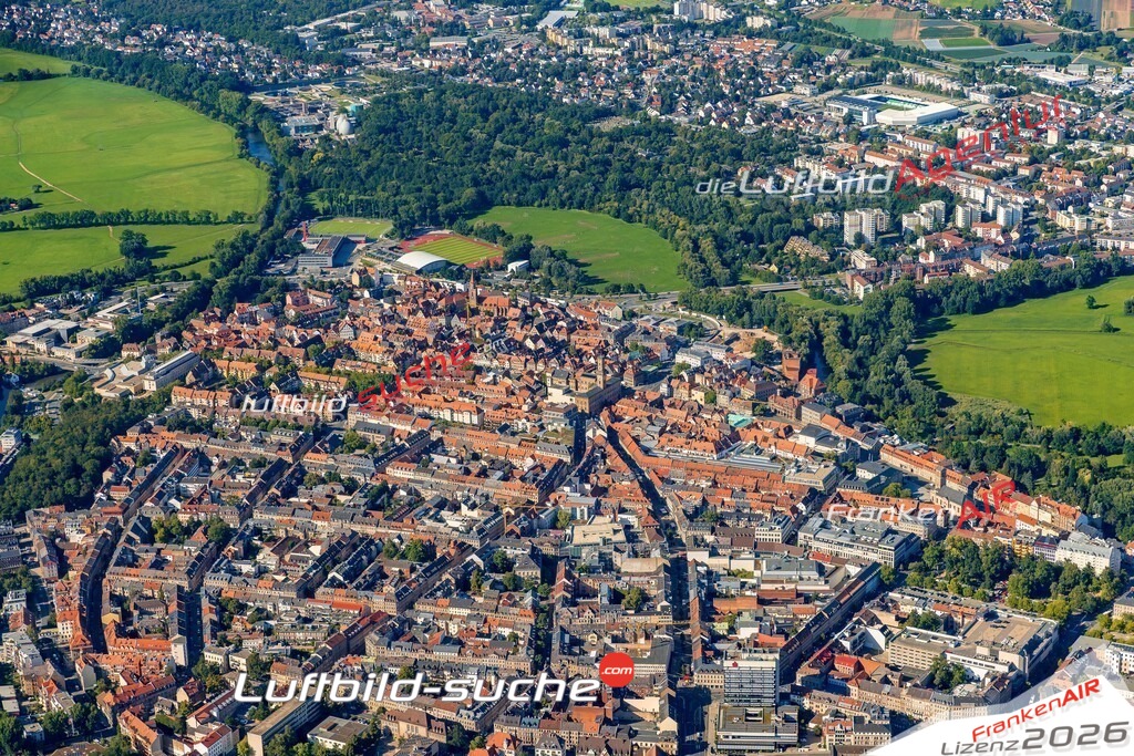 Geschenkidee Altstadt bei Fürth -Die Luftbildaufnahme wurde 2025 vom UL-Flugzeug heraus erstellt ( keine Drohne ) - Hochauflösende Luftaufnahme -Nicht vergleichbar mit Google Maps oder Satelittenbilder- Die Geschenkidee !Mit Lizenz und Bildrechte bestellbar