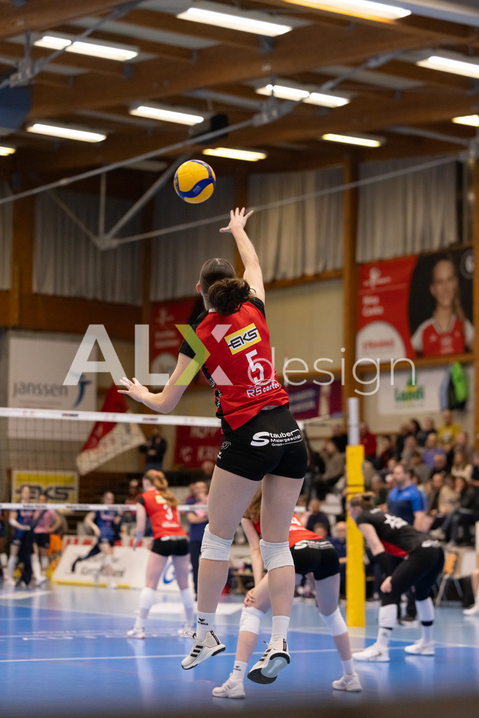 Volleyball I Frauen I Saison 2025-2026 I Volleyball NLA | Women I 1/2 Finals I  VC Kanti Schaffhausen - Sm'Aesch Pfeffingen I 18.03.2026 | 5 Wanda Herzog (CH) (VC Kanti Schaffhausen) - Mitte - Realisiert mit Pictrs.com