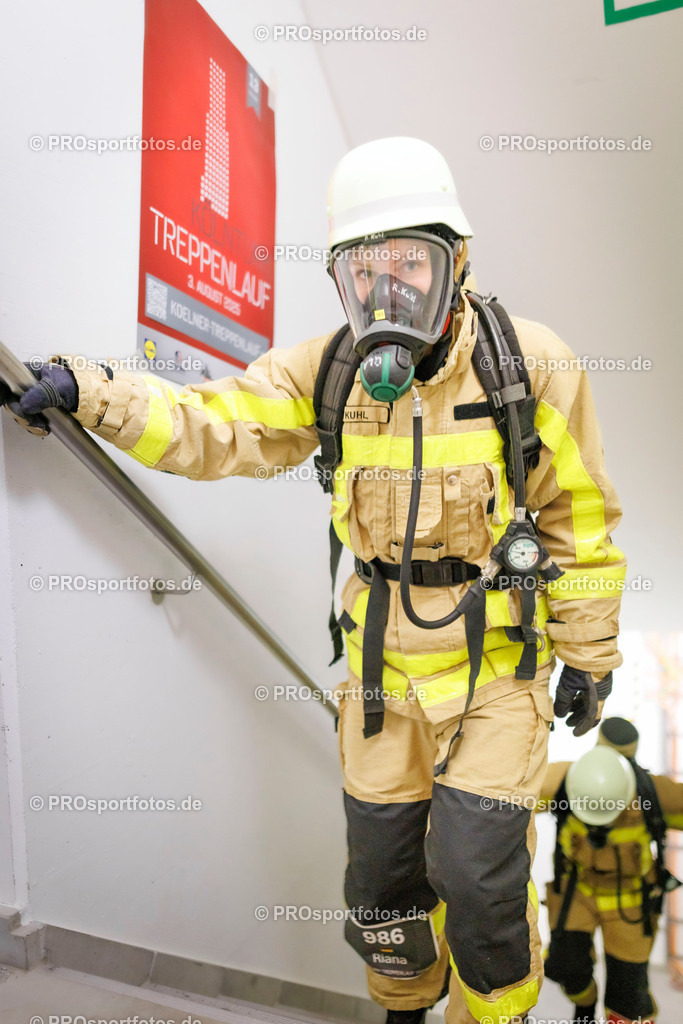 KölnTurm Treppenlauf; Köln, 03.08.2025 | Impressionen vom KölnTurm Treppenlauf am 03.08.2025 in Köln (Nordrhein-Westfalen). 