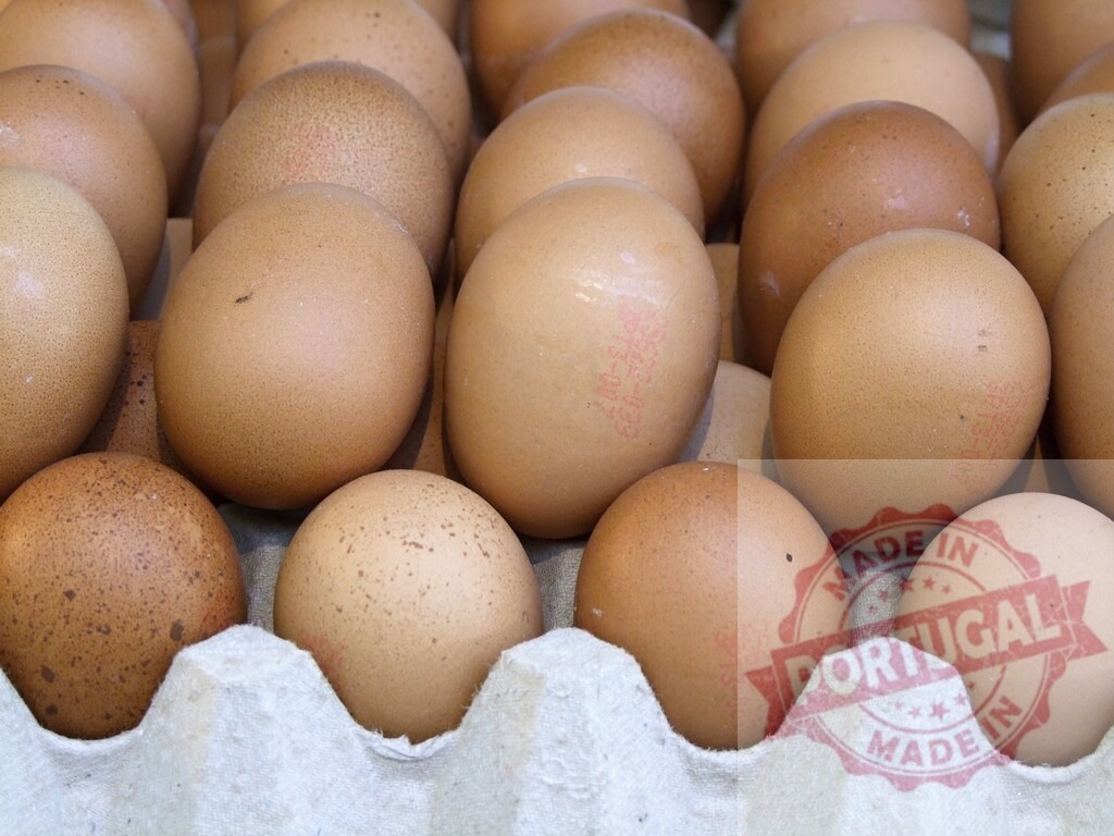 Brown chicken eggs in a cardboard carton | Brown eggs packed tightly in a gray carton, emphasizing fresh food and protein - Realized with Pictrs.com