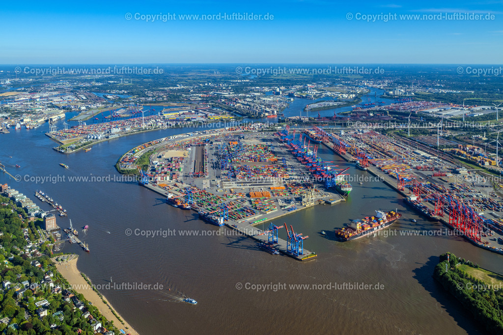Hamburg_Burchardkai_Hhla_ELS_4922040923 | HAMBURG 07.09.2023 HHLA Logistics Container Terminal Burchardkai am Hamburger Hafen in Hamburg. // HHLA Logistics Container Terminal Burchardkai in the Port of Hamburg harbor in Hamburg in Germany. Foto: Martin Elsen