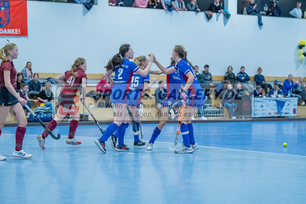 HK_20240303_109079 | Spiel um Platz 7 Deutsche Meisterschaft WU16 am 3.3.2024 Halle DHC, Düsseldorf ,