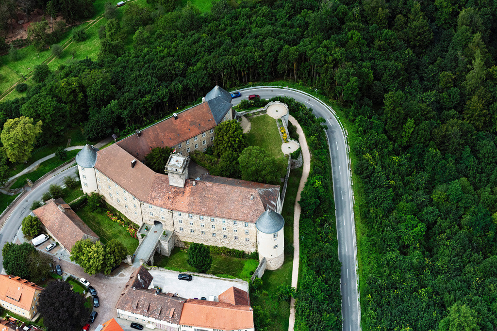 dr__0071511.jpg | WALDENBURG 12.08.2021 Burganlage des Schloß Waldenburg in Waldenburg im Bundesland Baden-Württemberg, Deutschland. // Castle of Waldenburg in Waldenburg in the state Baden-Wurttemberg, Germany. Foto: Daniel Reiter